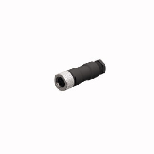 Field-Wireable Connector, Female Connector M8&nbsp;&times;&nbsp;1/&Oslash; 8&nbsp;mm, Straight