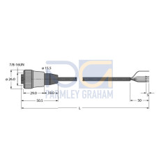 Power Supply Cable, PUR, Connection Cable