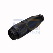 Field-Wireable Connector, 7/8? Power, 7/8? Male, Straight