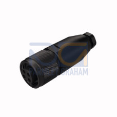 Field-Wireable Connector, 7/8? Power, 7/8? Female, Straight