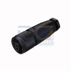 Field-Wireable Connector, 7/8? Power, 7/8? Female, Straight