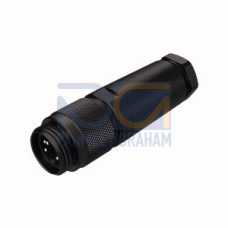 Field-Wireable Connector, 7/8? Power, 7/8? Male, Straight