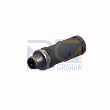 Field-Wireable Connector, Male Connector M12&nbsp;&times;&nbsp;1, Straight