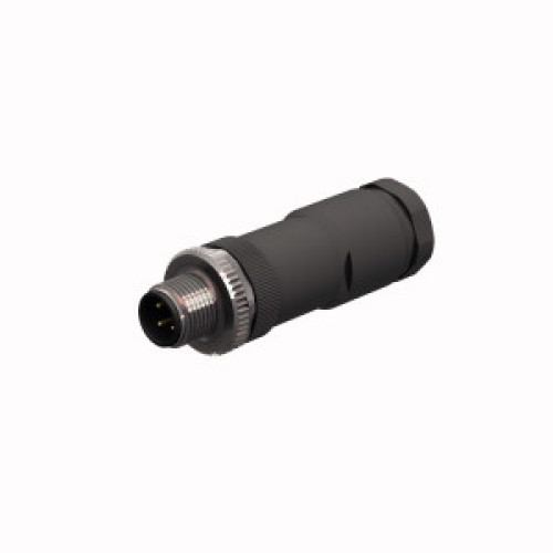 Field-Wireable Connector, Male Connector M12&nbsp;&times;&nbsp;1, Straight