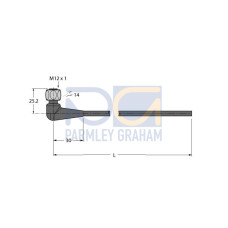 Food & Beverage Hygienic, PVC, Connection Cable
