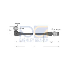 Food & Beverage Hygienic, TPE, Extension Cable