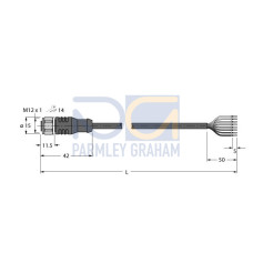 Actuator And Sensor Cable, PP-EPDM, Connection Cable