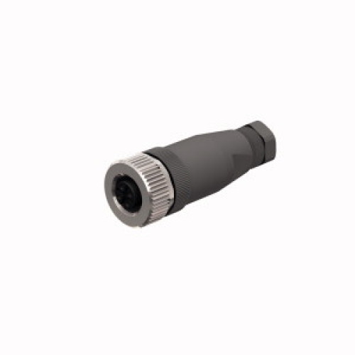 Field-Wireable Connector, Female Connector M12&nbsp;&times;&nbsp;1, Straight, Voltage 250