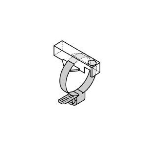 Accessories, Mounting Bracket with Clip Collar, For Round Cylinders, Tie-rod Cyl