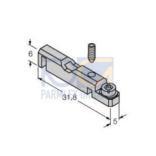 Mounting Accessories, Mounting Bracket, For T-groove Cylinders, mounting on