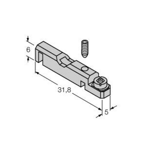 Mounting Accessories, Mounting Bracket, For T-groove Cylinders, mounting on