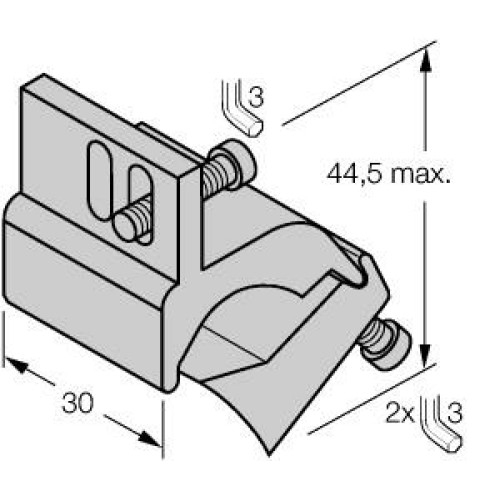 Mounting Accessories, Mounting Bracket, For Tie-Rod Cylinders, Mounting on