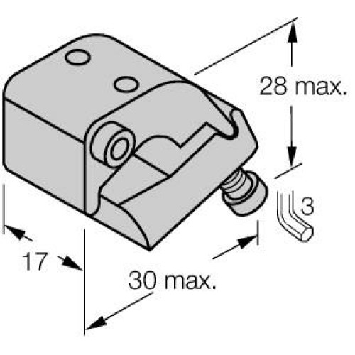 Mounting Accessories, Mounting Bracket, For Tie-Rod Cylinders, Mounting on