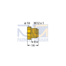 Accessories for Actuator/Sensor Cables, End Cap M12