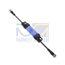 LC15T Light Controller, 3-Color Touch Sensor, Voltage: 10-30 V dc, 4 A, Environmental Rating: IP66, IP67, Colors: Red Blue Green, 3-Wire PWM Control, 150 (6 in) 4-pin M12 Male-Female PVC Pigtail QDs