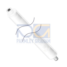 WLS27 Dual Color Light Strip, Diffused Window, Length: 1130, Voltage: 12-30 V dc, Environmental Rating: IP66, IP67, IP69K, Color: White (100%) Green (100%), 4-pin M12 Integral QD