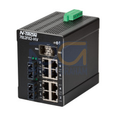 7012FX2 HV Managed Industrial Ethernet Switch, SC 15km