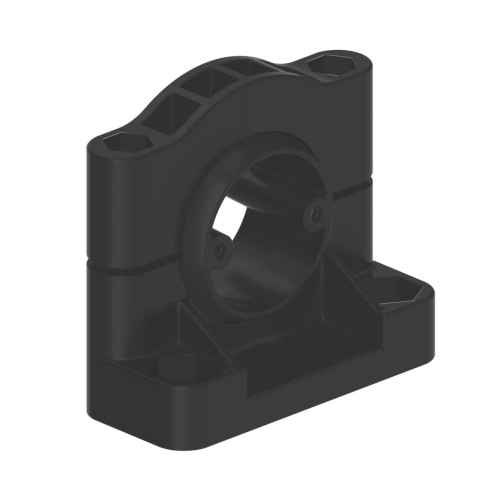 Bracket: Side Mounting Swivel, Extended range of motion, Black thermoplastic polyester, Allows Maximum Articulation