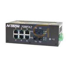 708FX2 Managed Industrial Ethernet Switch, ST 2km