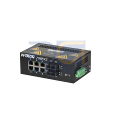 708FX2 Managed Industrial Ethernet Switch, SC 15km