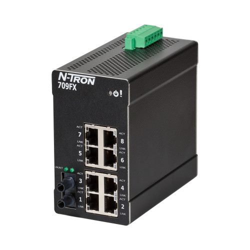 709FX Managed Industrial Ethernet Switch, ST 2km