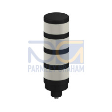 TL70 Tower Light, Black Housing: 4-Color Indicator, Voltage: 12-30 V dc, Environmental Rating: IP65, Input: Bimodal, Colors: Yellow Green Blue Red, 5-pin M12 Integral QD