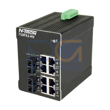 710FX2 HV Managed Industrial Ethernet Switch, SC 15km