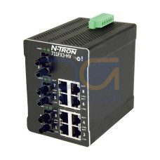 711FX3 HV Managed Industrial Ethernet Switch, ST 2km