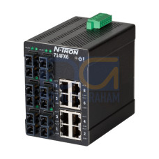 714FX6 Managed Industrial Ethernet Switch, SC 2km