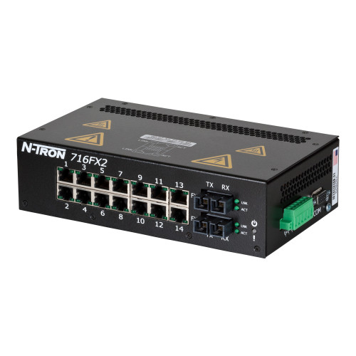 716FX2 Managed Industrial Ethernet Switch, SC 40km