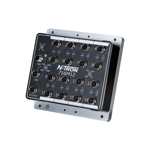716M12 HV IP67 Industrial Ethernet Switch