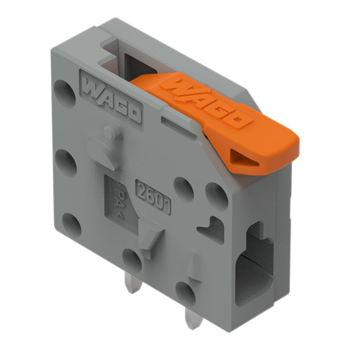 PCB terminal block, lever, 1.5 mm&sup2;, gray