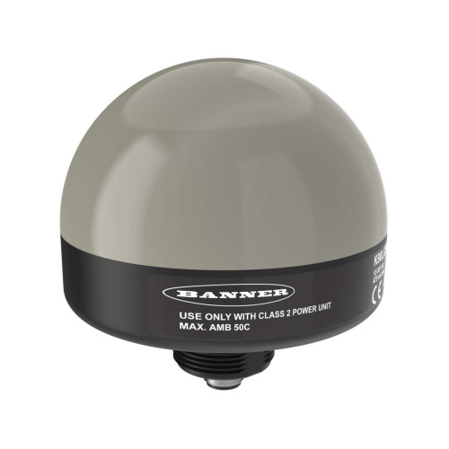K90T Series EZ-LIGHT, 4-Color Indicator, Voltage: 12-30 V dc, Environmental Rating: IP67, Input: PNP, Colors: Blue Green Red Yellow, 5-pin M12 Integral QD