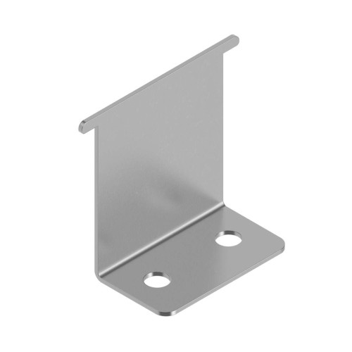 Bracket: Side-mounting bracket, Eliminates need for DIN rail, 19-ga. Stainless Steel, Used with R55F, DF-G1, D10, D12