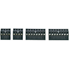 Set of spare plug-in terminals, screw terminal, PU = each 1 pieceX3/X48-pin and X1/X2 4-pin, for 45 mm housing.