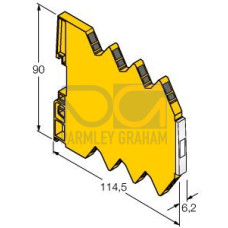 Temperature measuring amplifier, 1-channel