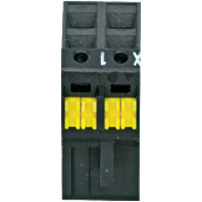 Set of spare plug-in terminals, spring force technology, PU = each 1piece X1,X2, X3, X4, 2-pin, for 12.5 mm housing.