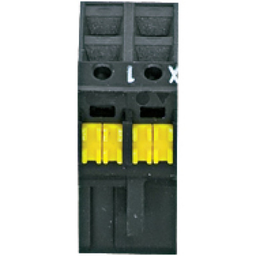 Set of spare plug-in terminals, spring force technology, PU = each 1piece X1,X2, X3, X4, 2-pin, for 12.5 mm housing.