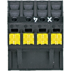 Set of spare plug-in terminals, 4-pin in spring force technology; PU =each 1piece X1, X2, X3, X4.