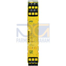 PNOZsigma contact expansion, outputs: 4 N/O, 1 N/C, UB = 24 V DC, width:17.5 mm, plug-in spring-loaded terminals, expansion module for contactexpansionin connection with safety-related control compone