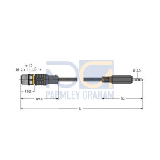 Accessories, IO-Link Communication Line, Extension Cable