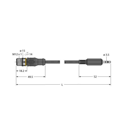 Accessories, IO-Link Communication Line, Extension Cable