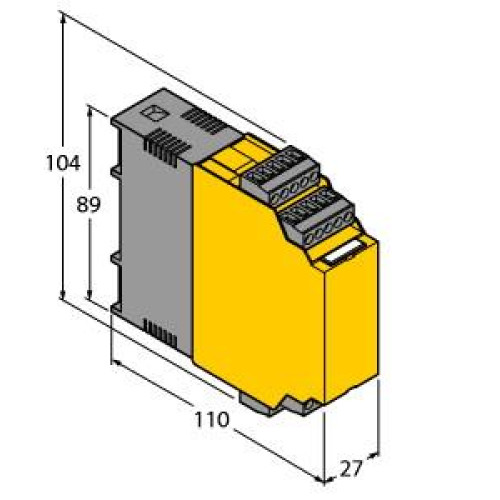 Isolating switching amplifier, 4-channel, Operating voltage 20250 VAC