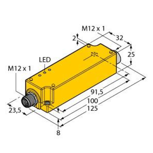 Analog signal isolator, 1-channel