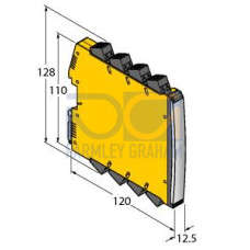 Isolating switching amplifier, 2-channel, Operating voltage 1030 VDC