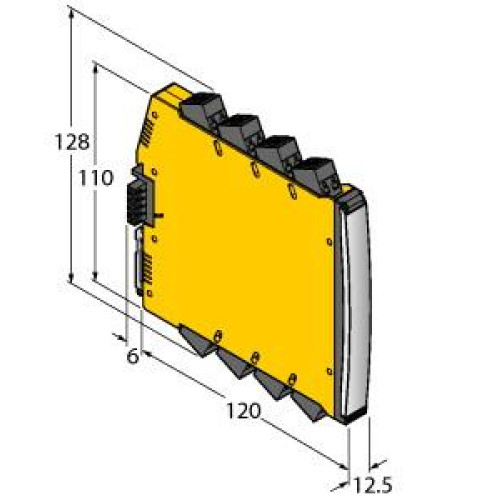 Solenoid Driver, 1-channel, Operating voltage 1030 VDC, Output