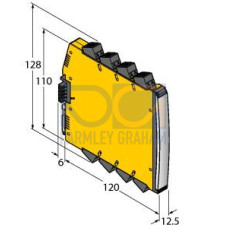 Isolating transducer, 2-channel