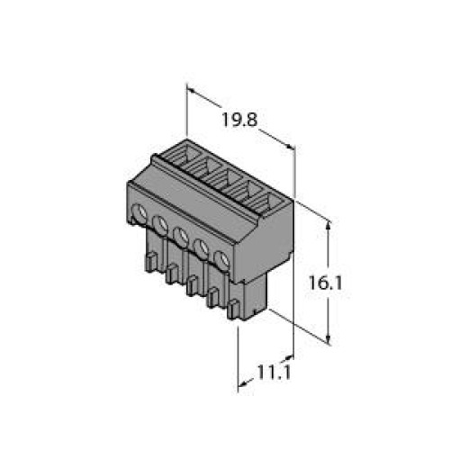 Accessories, Power Bridge Connection Terminal, , cULus Recognized, 5-pin, Male