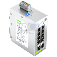 Lean Managed Switch, 8 Ports 1000Base-T, 2-Slot 1000BASE-SX/LX