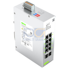 Lean Managed Switch, 8 Ports 1000Base-T, 2-Slot 1000BASE-SX/LX